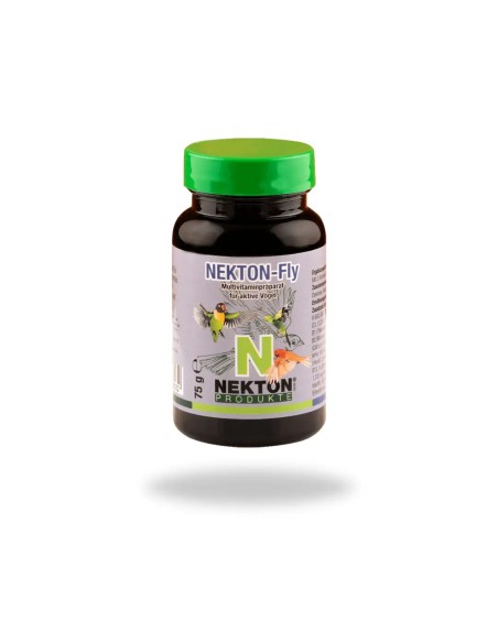 NEKTON FLY 75gr, suplemento multivitamínico enriquecido, para para aves activas